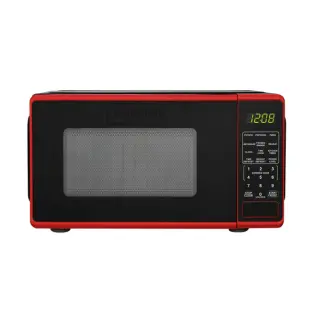 Mainstays 0.7 cu. ft. Countertop Microwave Oven, 700 Watts, Red, New