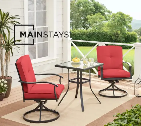 mainstay 3 piece patio set