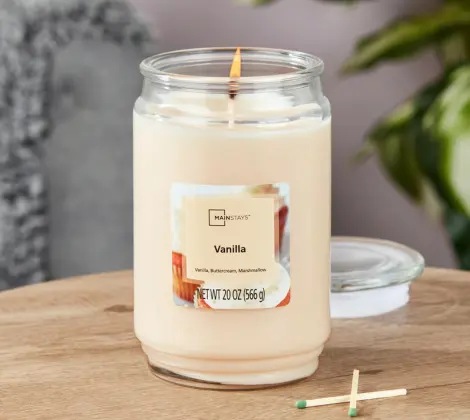 mainstays vanilla candle