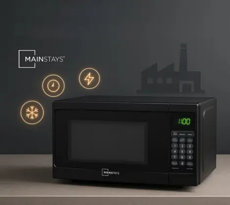 who makes mainstays microwave